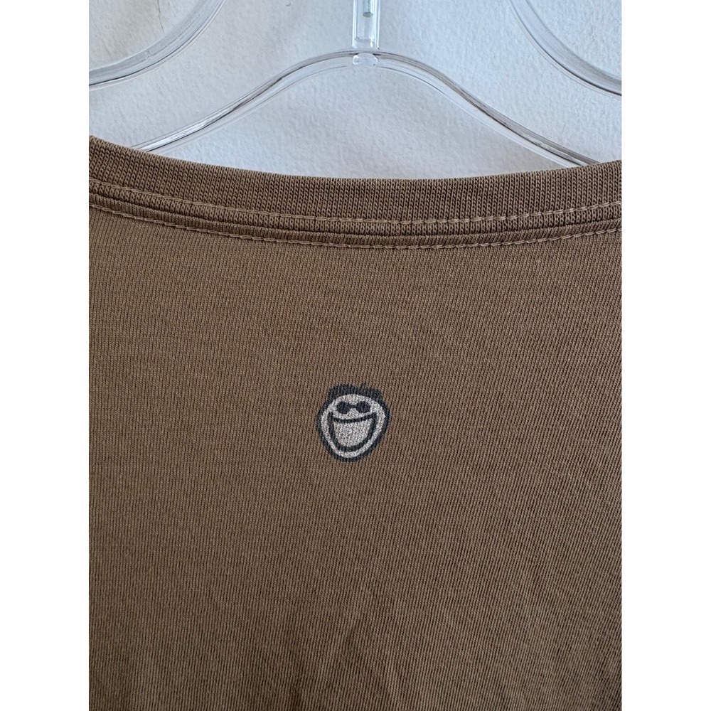 Life is Good Womens Brown Fall Leaves Long Sleeve Crusher Tee Relaxed Fit Medium - Picture 7 of 7